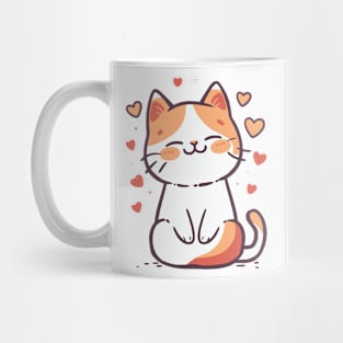 Cute Kitten - Adorable Feline Lovers Design Mug